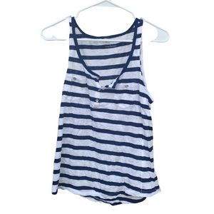 Express white navy women’s M tank top